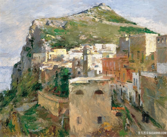 卡普里，罗宾逊建筑风景画