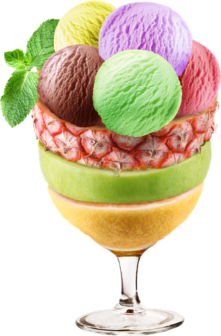 夏季PNG素材效果冰激凌甜筒