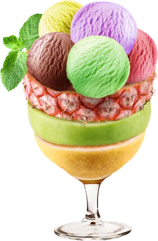 夏季PNG素材效果冰激凌甜筒