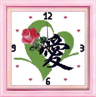 爱情十字绣图片