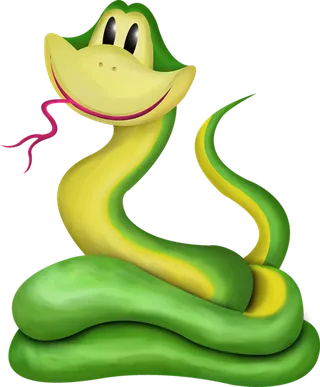 青蛇卡通蛇