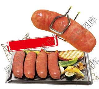 烤肠高清图分层