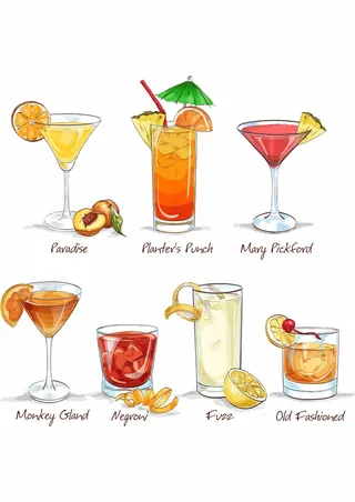 酒吧清吧鸡尾酒果汁