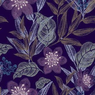 花卉唯美手绘花朵面料纹理手机壳布料面料印花服装矢量图案素材