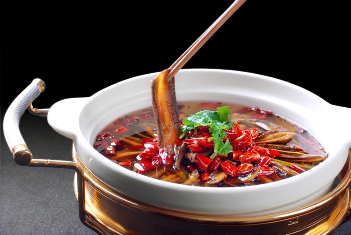 石锅煲类火锅川菜特色菜生烹土鳝鱼