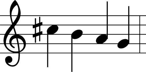 音乐笔记 PNG免抠(883x438)
