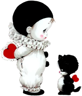 小朋友猫咪情人节