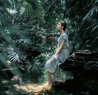 摄影图片人物美女模特照片