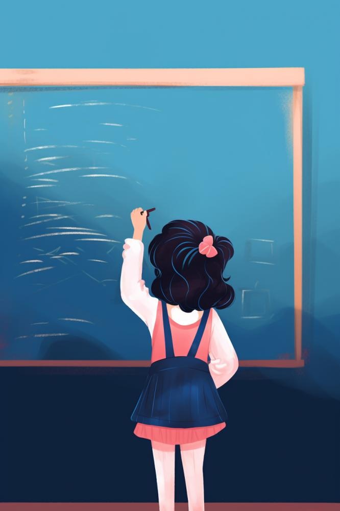 课室学习黑板儿童粉笔写字背景