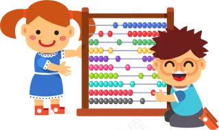 儿童珠心算算盘卡通可爱