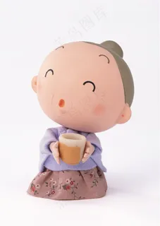 喝茶的奶奶素材图片 喝茶的奶奶素材图片