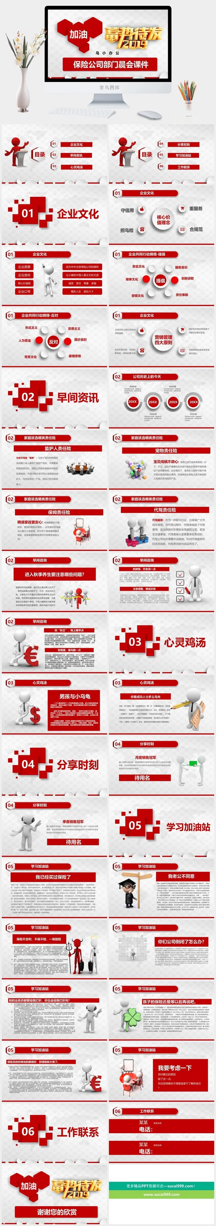 保险公司部门晨会早会分享会PPT 保险公司部门晨会早会分享会PPT