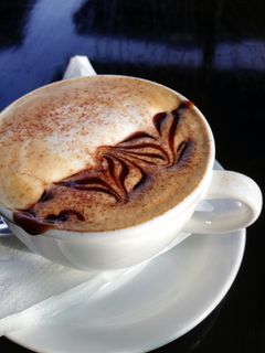 黑色美味咖啡摄影素材