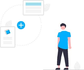 2.5d文档发送插画小图标素材