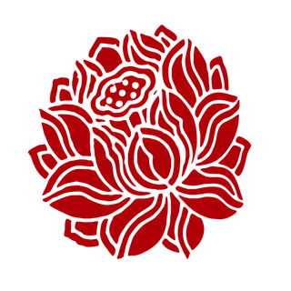 红色喜庆简约风传统吉祥纹样纹路纹理免扣PNG素材图片 (25)