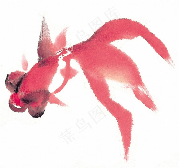 鱼虾蟹龟工笔摄影图片