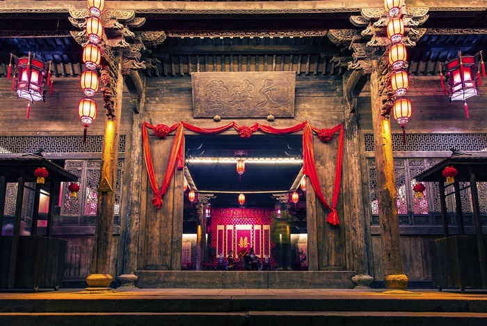 中式婚礼图片