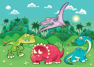 卡通可爱小恐龙