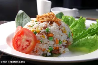 中华美食炒饭越式炒饭实拍摄影图