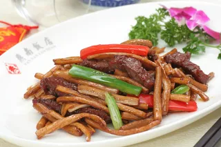 茶树菇炒牛柳 (4)