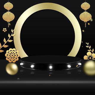 立体C4D场景电商首页主图直通车促销banner海报背景PSD素材