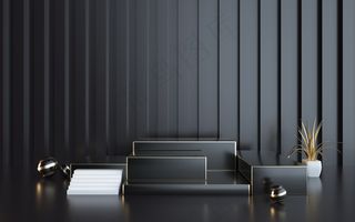 C4D电商场景模型渲染背景