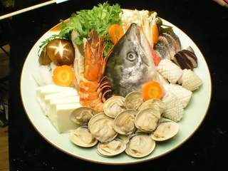 火锅菜品配菜海鲜火锅鱼头火锅海鲜拼盘