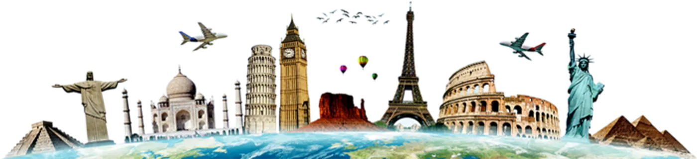 旅游景点素材卡通 旅游景点素材卡通