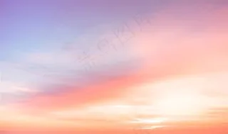 彩色的美丽天空