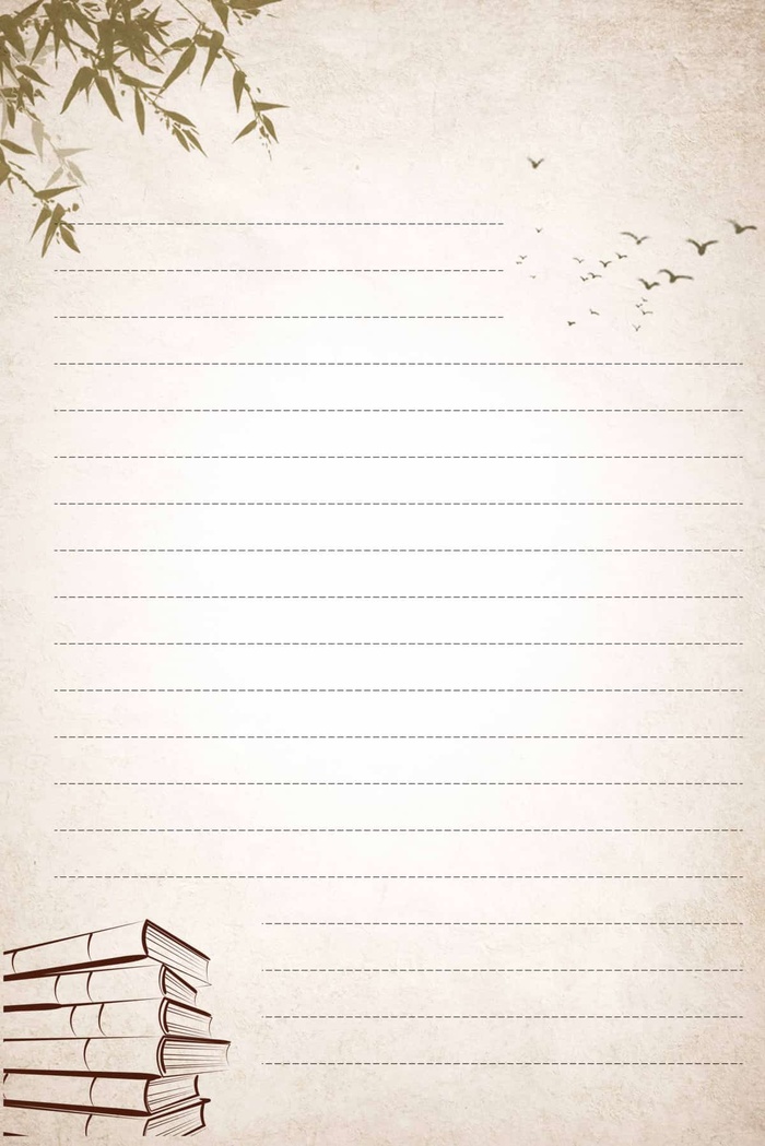 大气信纸模板设计