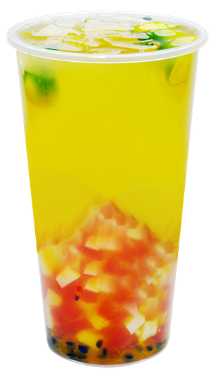 奶茶照片拍摄果汁夏威夷水果茶 