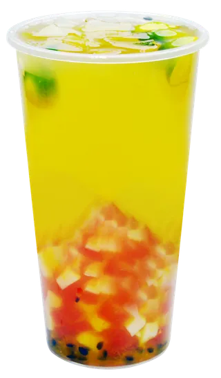 奶茶照片拍摄果汁夏威夷水果茶 