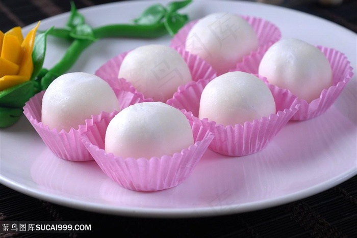 小吃雪媚娘的美食图片