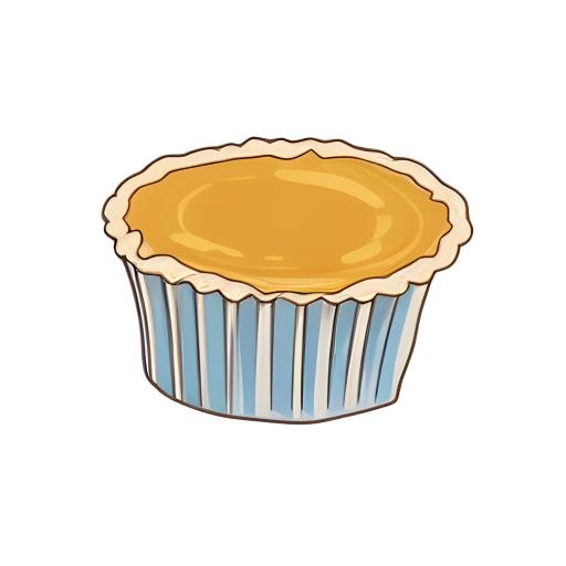 蛋挞蛋糕免抠
