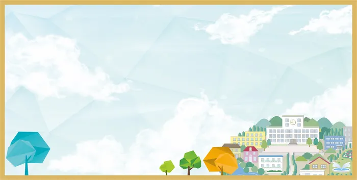 城市背景图cdr矢量模版下载