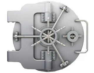 银行金库 PNG免抠