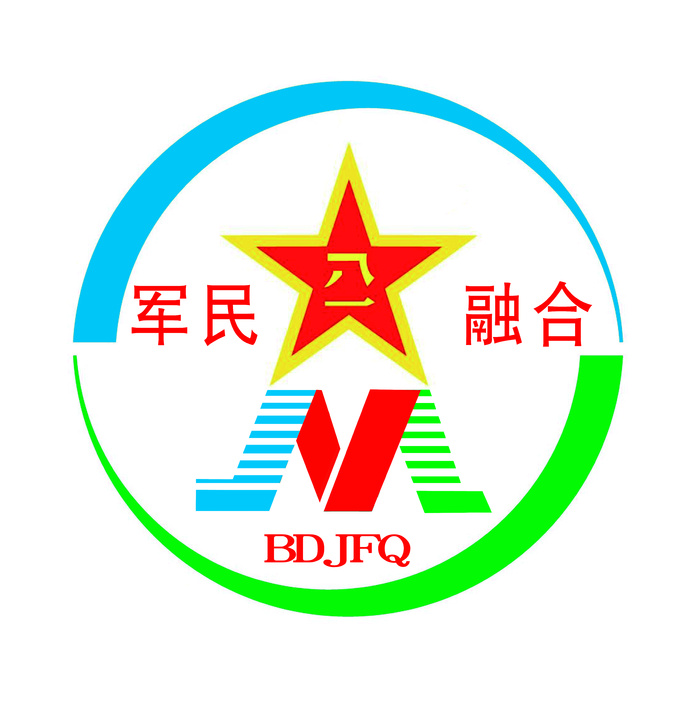 徽章  军民融合  圆形logo  军地元素