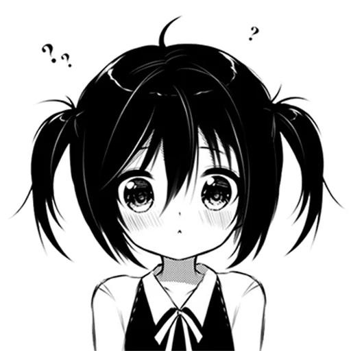 动漫女孩 PNG免抠(512x512)