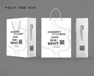 手提袋时尚潮流礼盒包装设计