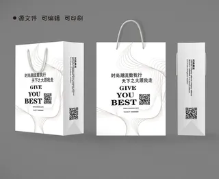 手提袋时尚潮流礼盒包装设计