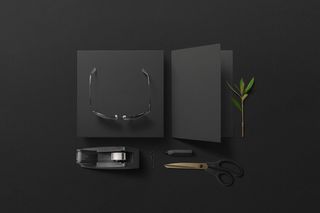 设计黑色样机素材