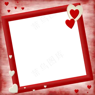 红色花边相框图片 红色花边相框图片