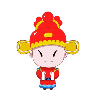 卡通京剧戏剧人物脸谱插画PNG图片 国潮中国风Q版戏剧人物PS素材