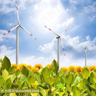 荷兰风车高清图片下载