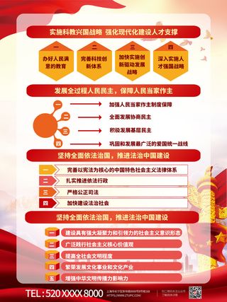 二十大宣传海报图解4