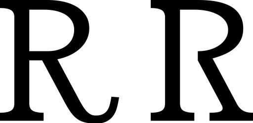 字母R PNG免抠(2000x973)