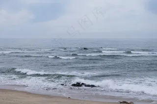 美丽大海海浪真实图片