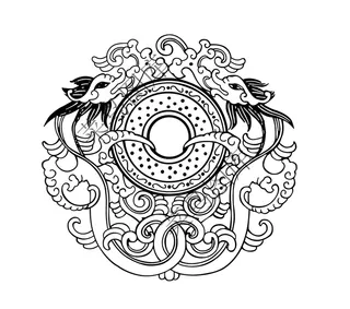 海马，海产品纹路