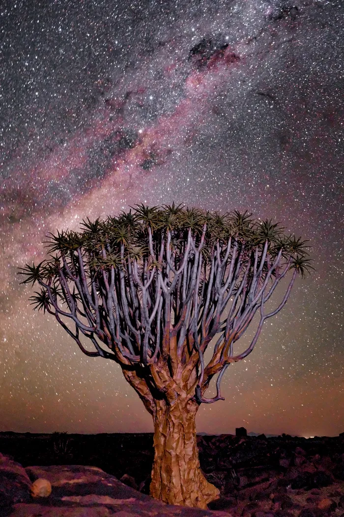 黑色星空摄影素材