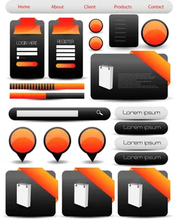 免抠潮流标签标贴